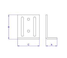 SC-RE Z [CP] Escuadras para unión de madera. Regulable